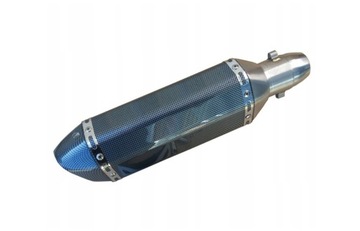 Motorcycle Bass Silencer Carbon Color