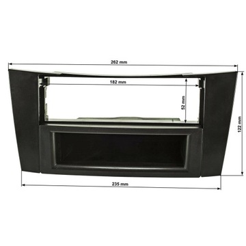 РАМКА ДЛЯ РАДИО 1DIN MERCEDES E CLASS W211 61112