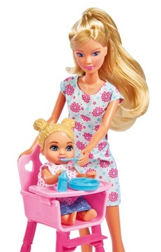 КОМПЛЕКТ ДЕТСКОЙ КОЛЯСКИ SIMBA FAMILY STEFFI EVI DOLL