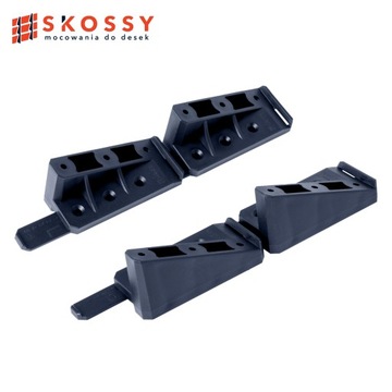 Крепление доски под углом СКОССИ к беседкам, навесам, террасам, заборам АНТРАЦИТ