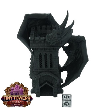Дракон на башне - маленькая башня для игры в кости - Fates End Wyvern Tiny Towers Dice Tower