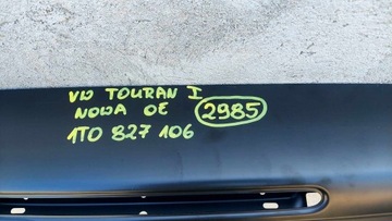 VOLKSWAGEN TOURAN I VÍKO KUFRU KRYT KUFRU NOVÁ OE 2985