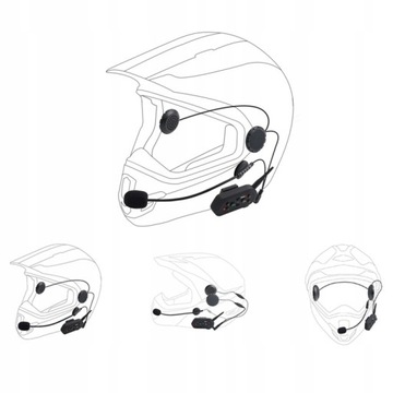 Домофон для мотоциклетного шлема 2 шт. EJEAS V6 Pro