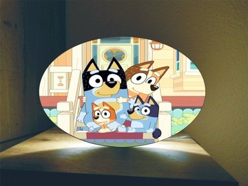 Lampka nocna BLUEY I BINGO pilot opcja