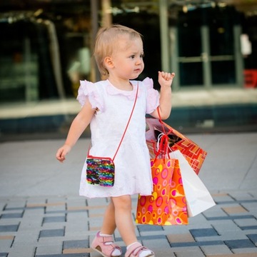 Сумка и кошелек с пайетками STYLISH TRINKLES