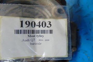 AUDI Q7 3.0TDI NÁPRAVA ZADNÍ 4460310019