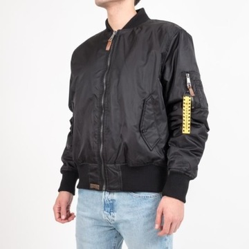 TOP GUN KURTKA CZARNA BOMBER (M)