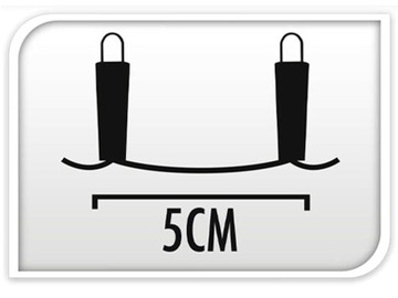 Girlanda Lampki OGRODOWE Na baterie 20 lampek LED BIAŁE CIEPŁE - 95 cm