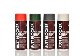 RUST BLOCKER Lakier SPRAY do rdzy RAL6005 ZIELONY
