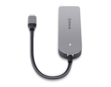 Адаптер-концентратор USB - C / 4 x USB 3.0 Магазин качества REAL-EL Варшава C.H.LAND