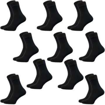 10 бамбуковых носков, черные длинные носки, очень удобные, 40–43