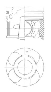 KOLBENSCHMIDT 41710620 PÍST RAV 4 2.0 12-