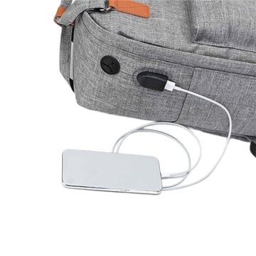 РЮКЗАК ДЛЯ НОУТБУКА Дорожная ручная кладь ГОРОДСКОЙ женский мужской USB