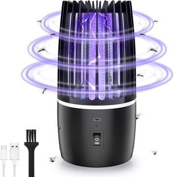 ELEKTRYCZNA LAMPA 2W1 NA KOMARY Z UV I FUNKCJĄ ODSTRASZANIA INSEKTÓW