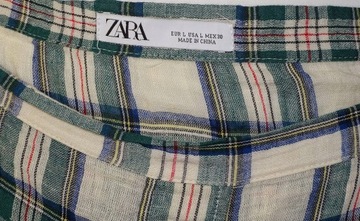 Spódnica maxi kratka z falbanką Zara Italy L