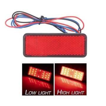 1 sztuk 24LED motocykl światło Stop LED tylne świa