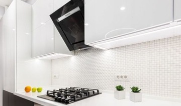 KERNAU KCH3561.1W вытяжка белая 60см вытяжка/поглотитель стекла LED