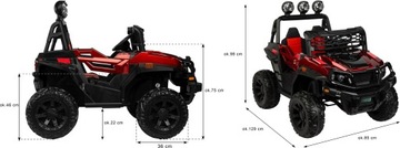 Автомобиль на аккумуляторной батарее QUAD TOYZ TIMUS GIGANT
