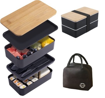 LUNCHBOX Z PRZEGRÓDKAMI POJEMNIK ŚNIADANIÓWKA DUŻA