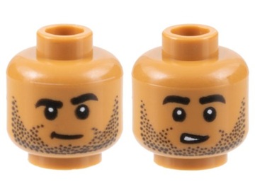 LEGO Główka Głowa 3626cpb3157 Męska Zarost