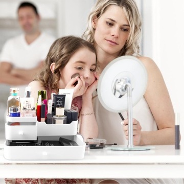 ЯЩИК-ОРГАНИЗАТОР ДЛЯ КОСМЕТИКИ БЕЛЫЙ.