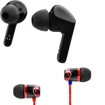 Ластики, вкладыши для наушников, НАБОР ИЗ 3 ПАР, 6 ШТ.