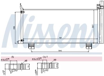 CHLADIČ KLIMA LEXUS RX 270/350/450H ( 940344