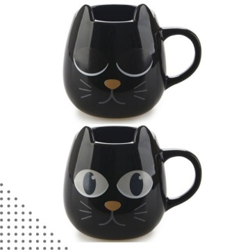 Чашка с кошкой, меняющим цветовой подарок для котенок кофейки котенок котенок