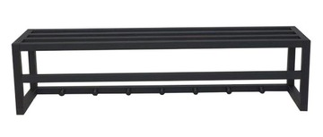 WIESZAK ŚCIENNY ALCATRAZ 80 CM loft alu