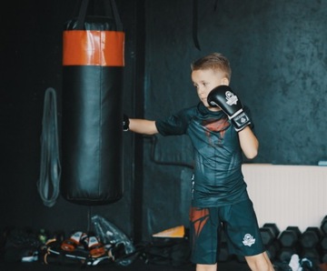 РАШГАРД ДЕТСКАЯ КОМПРЕССИОННАЯ ФУТБОЛКА MMA GYM BUSHIDO SNAKE 160 см