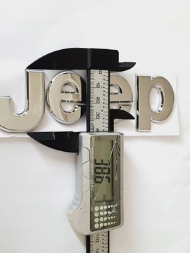 ЭМБЛЕМА JEEP НАКЛЕЙКА С ЛОГОТИПОМ ХРОМИРОВАННЫЙ МЕТАЛЛ