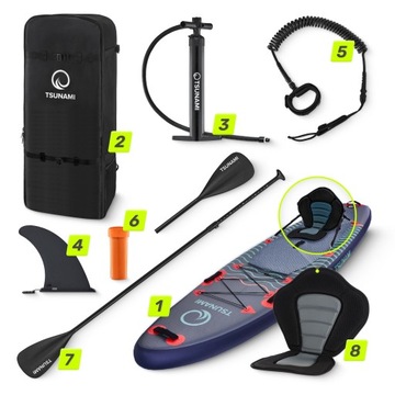 TSUNAMI SUP доска, надувная, 350 см