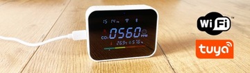 ДАТЧИК УГЛЕКИСЛОГО УГЛЕРОДА CO2 WIFI TUYA