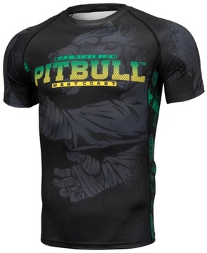 Pit Bull Rashguard Krótki Rękaw Shortsleeve Masters Of Bjj XL