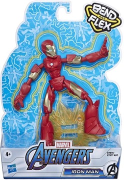 MARVEL AVENGERS BEND AND FLEX FIGURKA IRON MAN