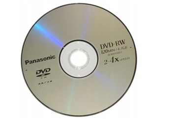 Płyty DVD-RW PANASONIC Wielokrotny Zapis 10 szt