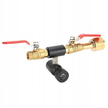 Adapter do napełniania butli CO2 Podwójny zawór