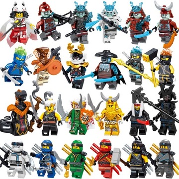 Figurki Ninja Ninjago zestaw 24 szt.