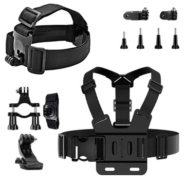 SZELKI PASKA NA KLATKĘ UCHWYT PIERSIOWĄ CHEST MOUNT NA TELEFON KAMERĘ GOPRO