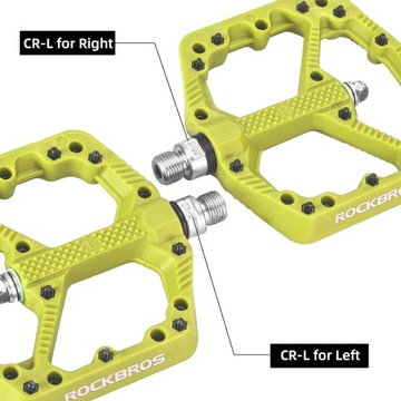 PEDAŁY ROWEROWE ROCKBROS NYLON PLATFORMY 2021