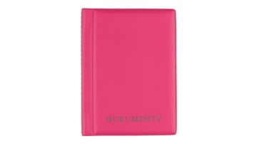 Okładka na dokumenty mini pink