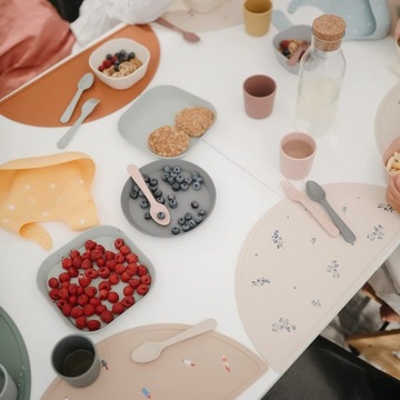 Sztućce dla dzieci MUSHIE Woodchuck