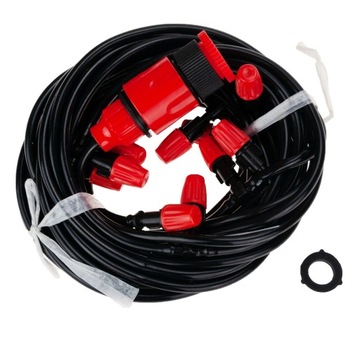 КОМПЛЕКТ ДЛЯ ПОЛИВАНИЯ РАСТЕНИЙ САДОВЫЙ КАПЕЛЬНЫЙ садовый шланг водяная завеса