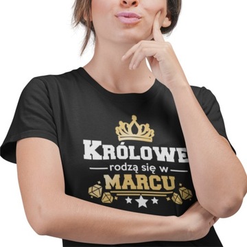 Damski T-shirt PREZENT na Urodziny Dziewczyny XL
