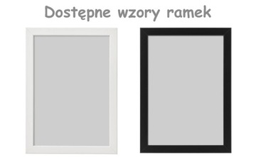 METRYCZKA ze zdjęciem Urodziny Chrzest w7 + RAMKA A3