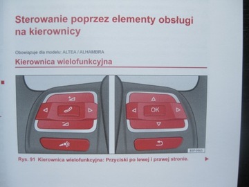 SEAT ALHAMBRA II 2010-2015 instrukcja obsługi PL