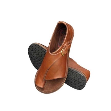 1 para Kobieta Sandały Open Toe Skórzane buty