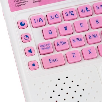 ИНТЕРАКТИВНЫЙ ОБРАЗОВАТЕЛЬНЫЙ НОУТБУК PL ENG LCD КОМПЬЮТЕР ДЛЯ ДЕТЕЙ ИГРУШКА