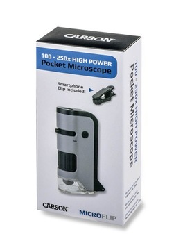 Карманный микроскоп Carson MicroFlip 100-250x High Power