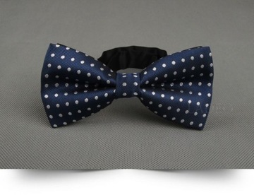 MUCHA MĘSKA MUSZKA KROPKI GROSZKI